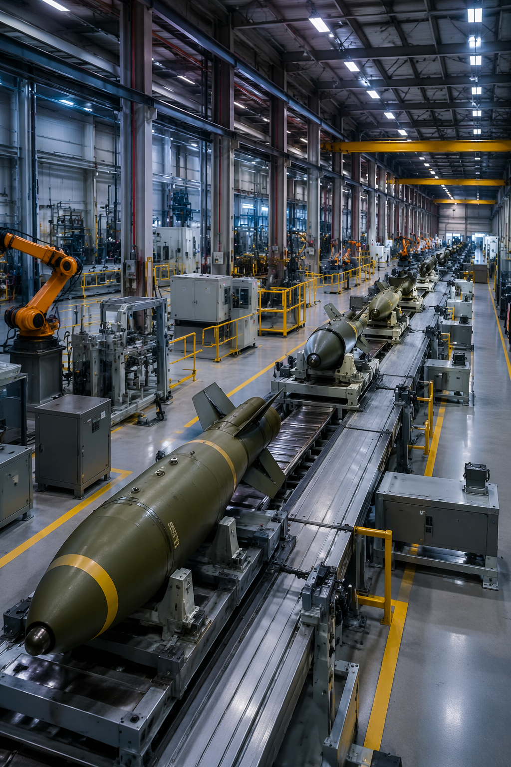 Uçak Bombası Üretim Tesisinin Kuruluşu